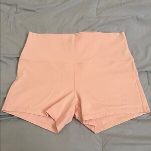 Lululemon strawberry milk pink shorts